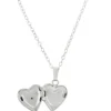 Baby Heart Diamond Locket in Sterling Silver