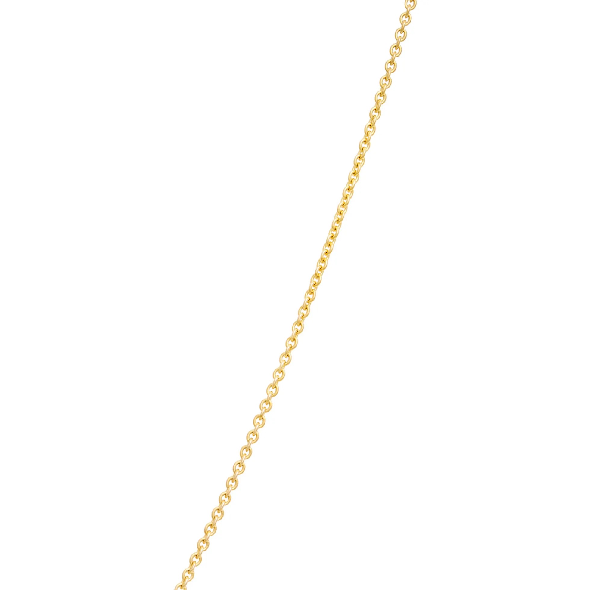 Baguette Rainbow Sapphire Necklace, 14K Yellow Gold