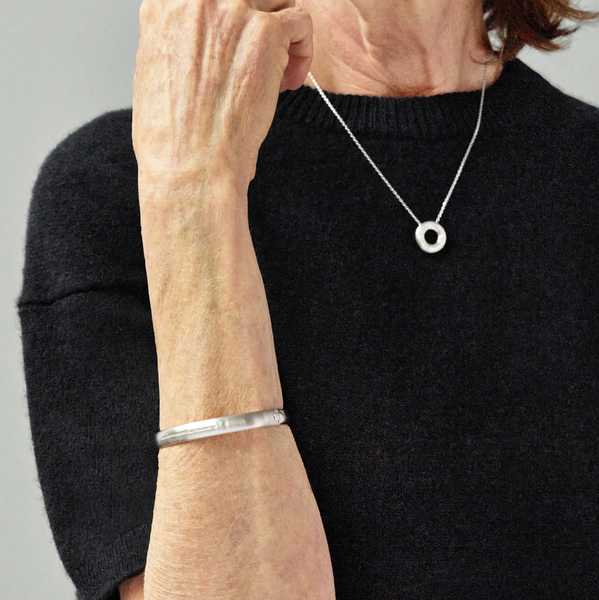 Bangle with Channel Set Round Diamonds