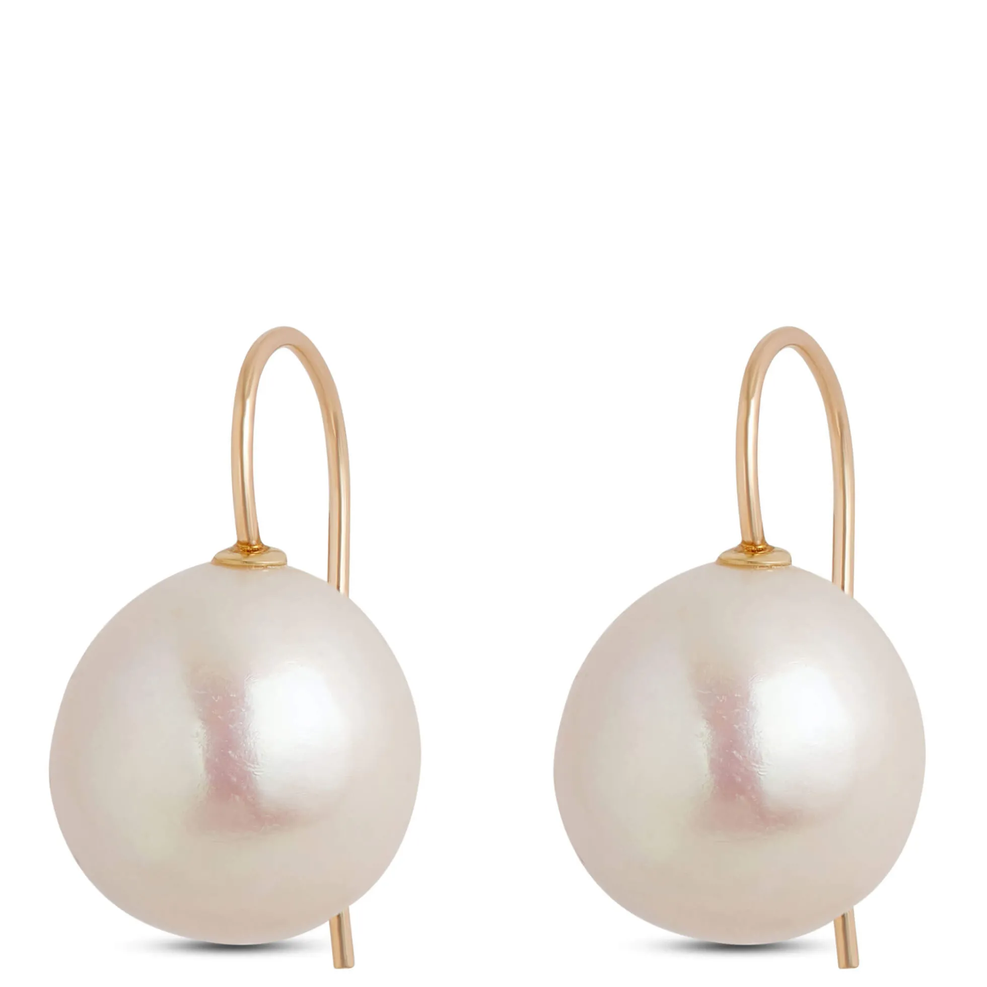 Baroque Cultured Pearl Drop Earrings, 14K Yellow Gold