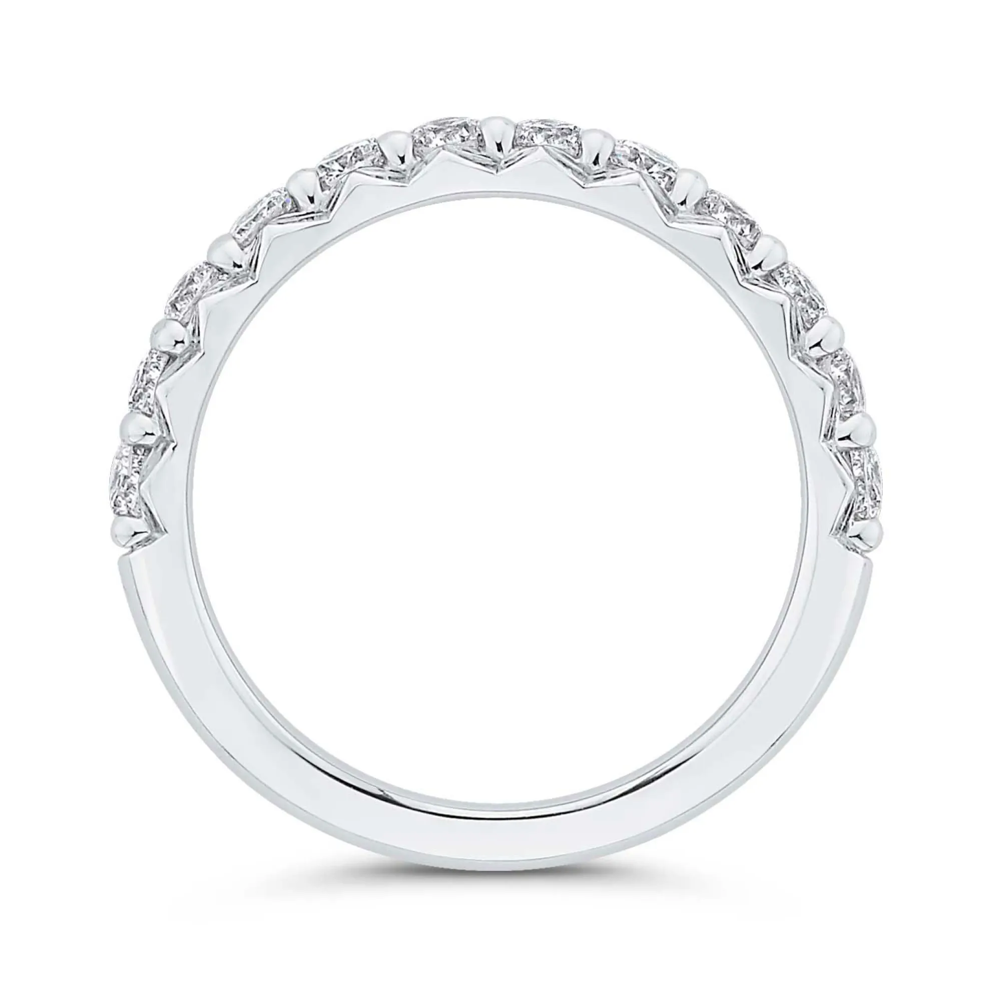 Bella Ponte Diamond Band in Platinum