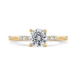 Bella Ponte Diamond Engagement Ring Setting Hidden Halo