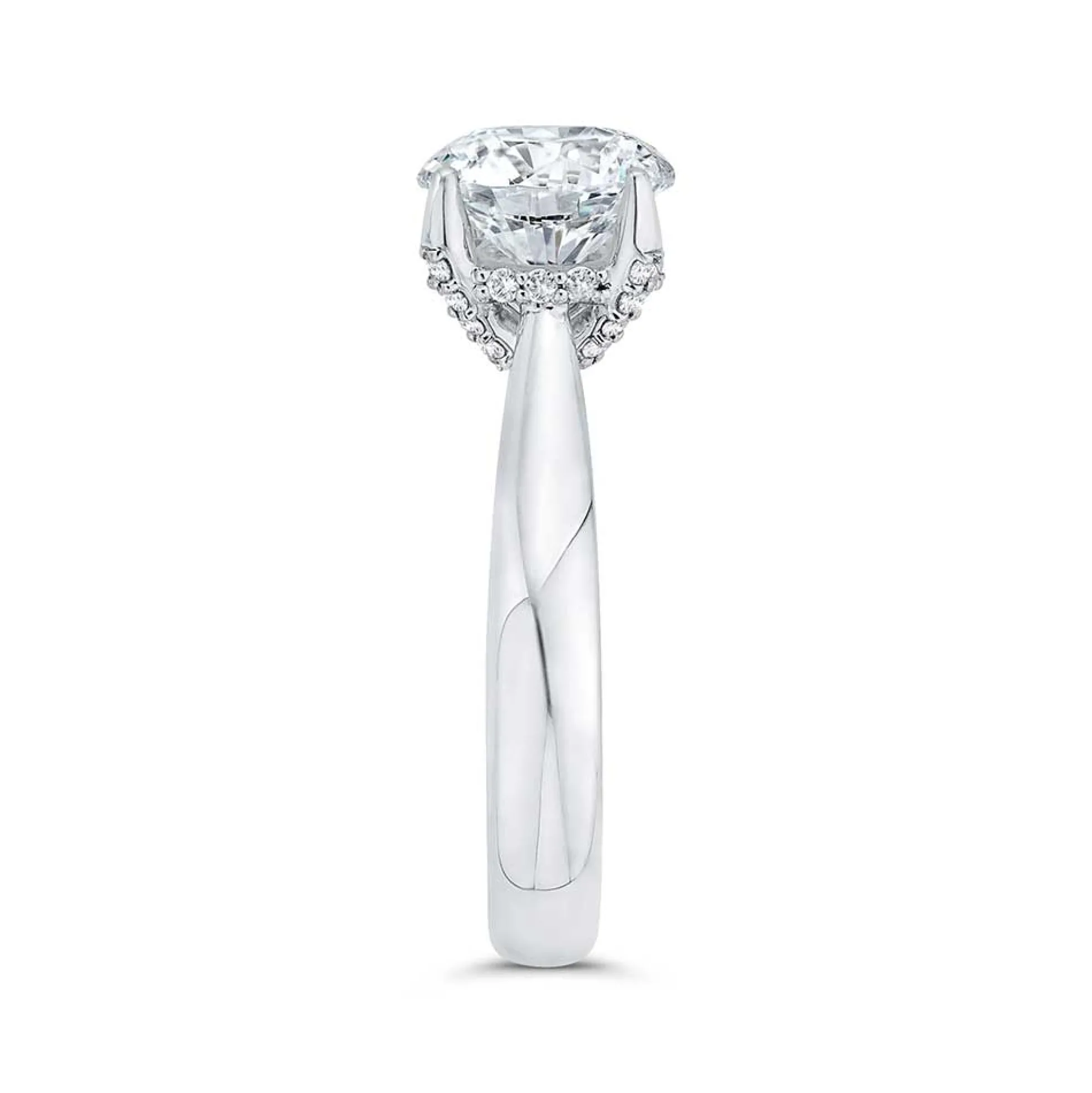 Bella Ponte Diamond Engagement Ring Setting in Platinum