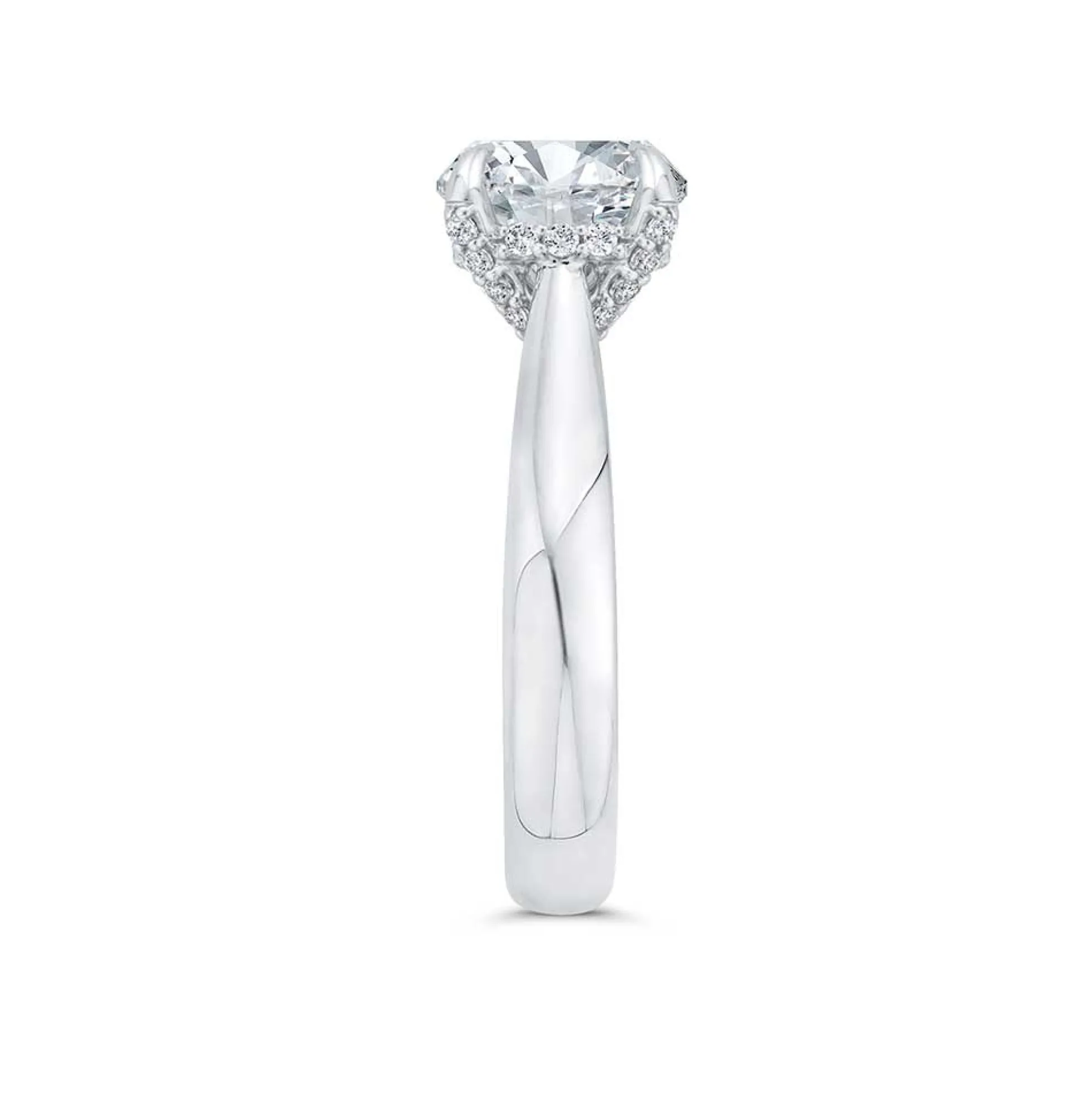 Bella Ponte Diamond Engagement Ring Setting in Platinum