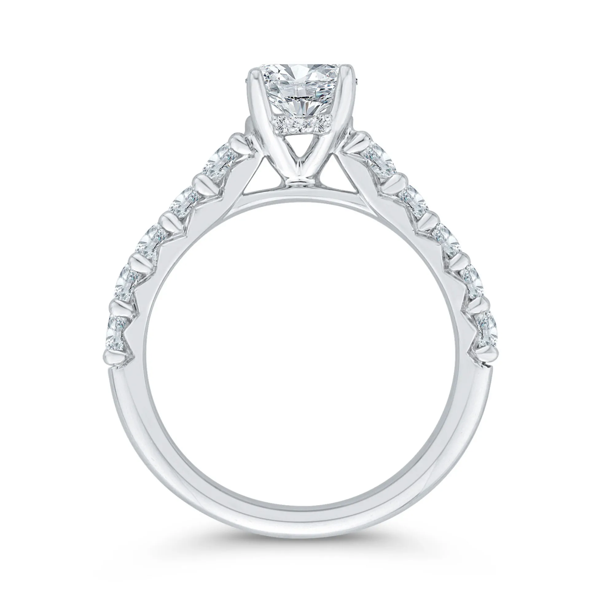 Bella Ponte Engagement Ring Setting in Platinum