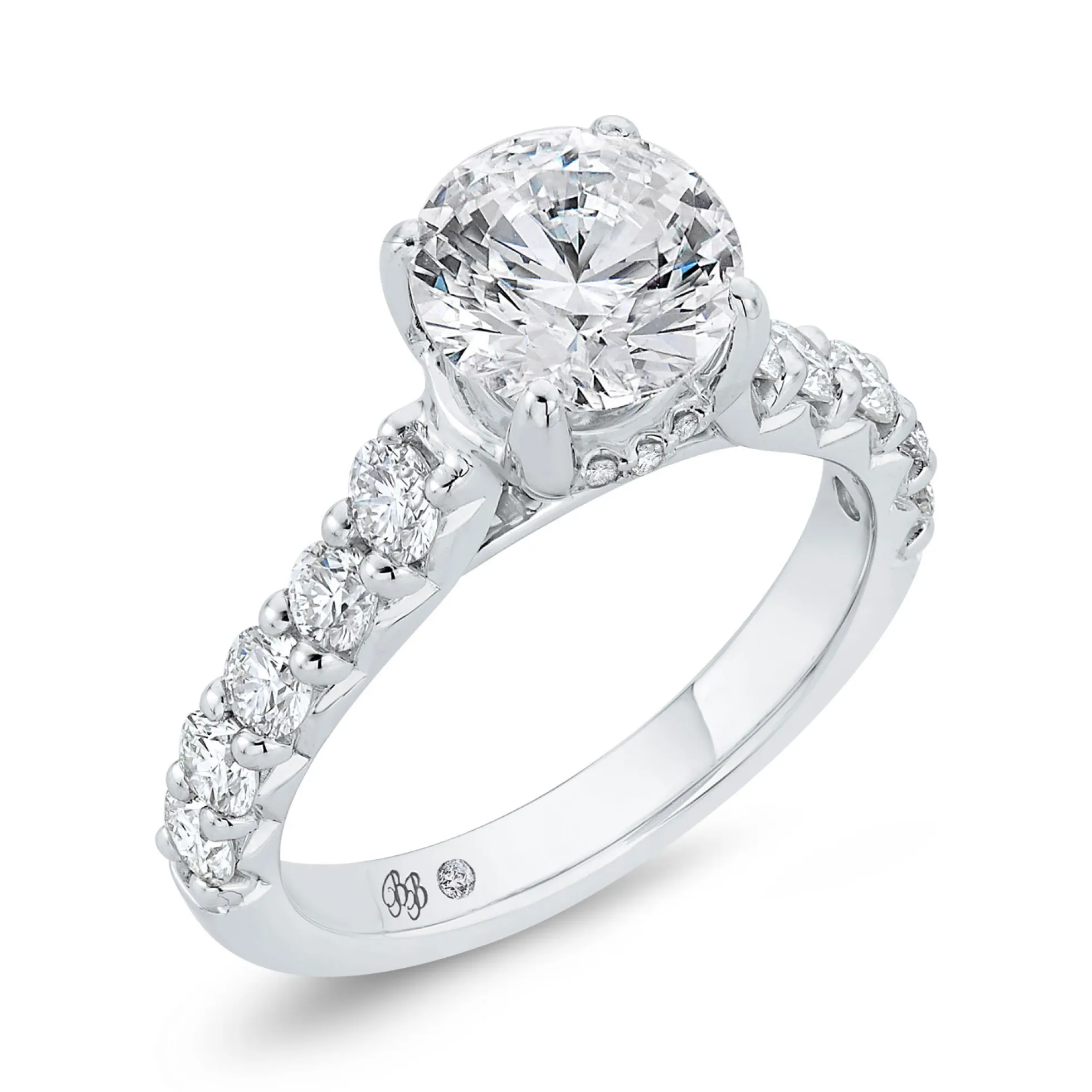 Bella Ponte Engagement Ring Setting in Platinum