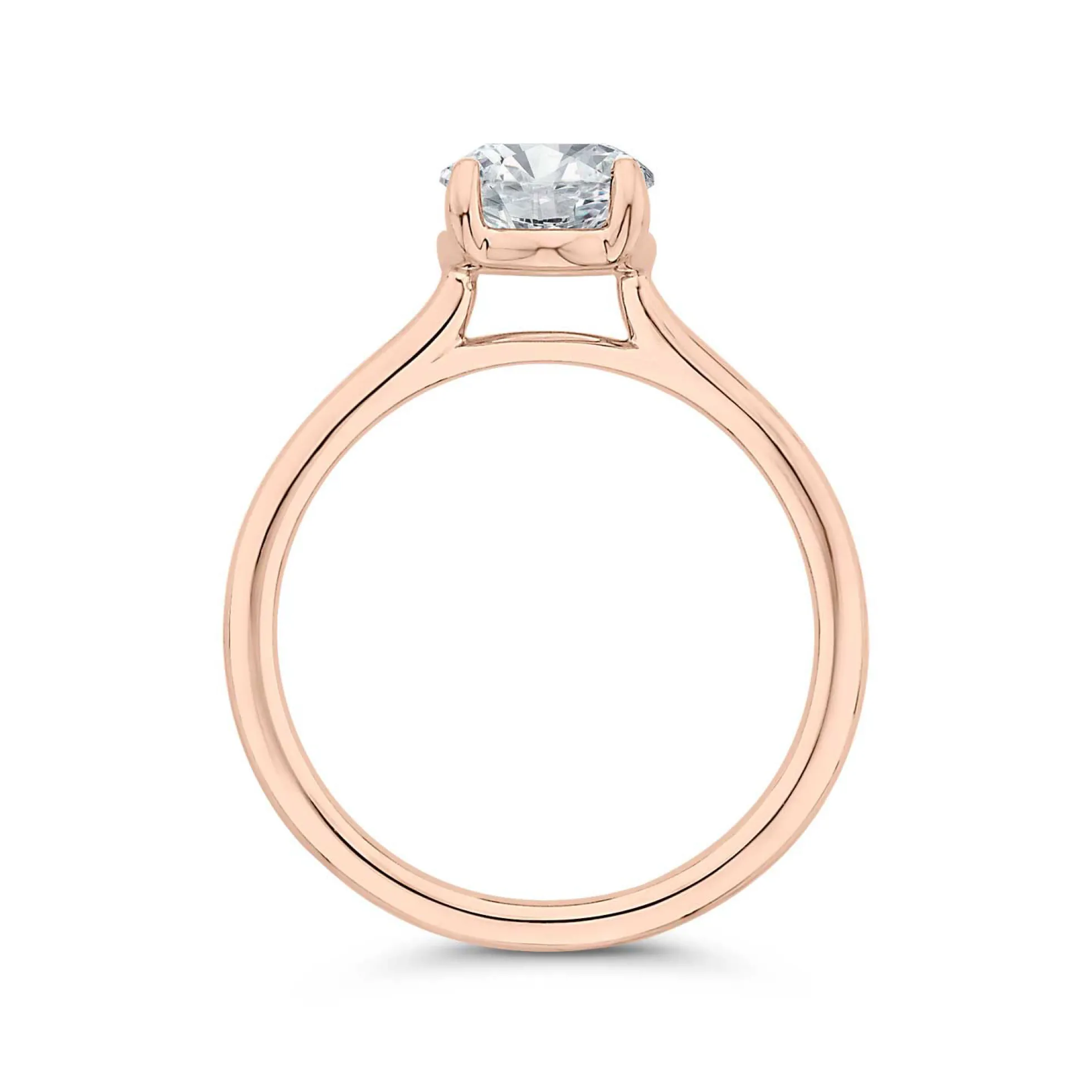 Bella Ponte Ikuma Canadian Diamond "The Whisper" Rose Gold Engagement Ring 14K