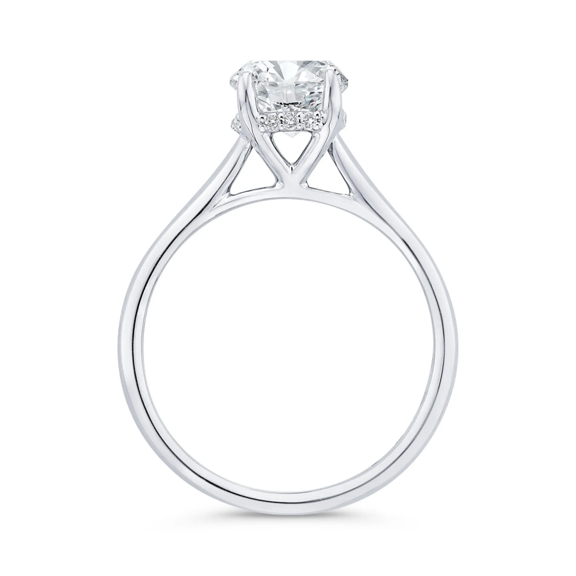 Bella Ponte Laser Inscribed Ikuma Canadian Diamond Engagement Ring