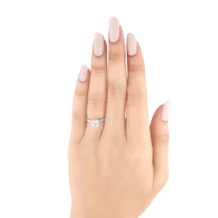 Bella Ponte Laser Inscribed Ikuma Canadian Diamond Engagement Ring