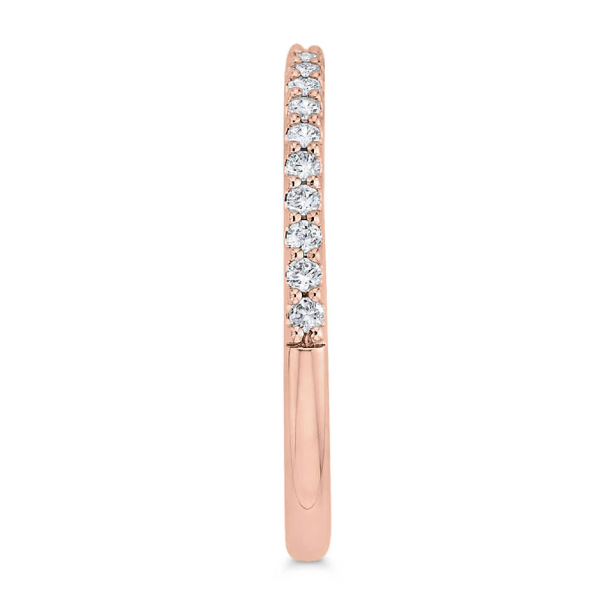 Bella Ponte Rose Gold Diamond Band 14K, 1/5 ctw.