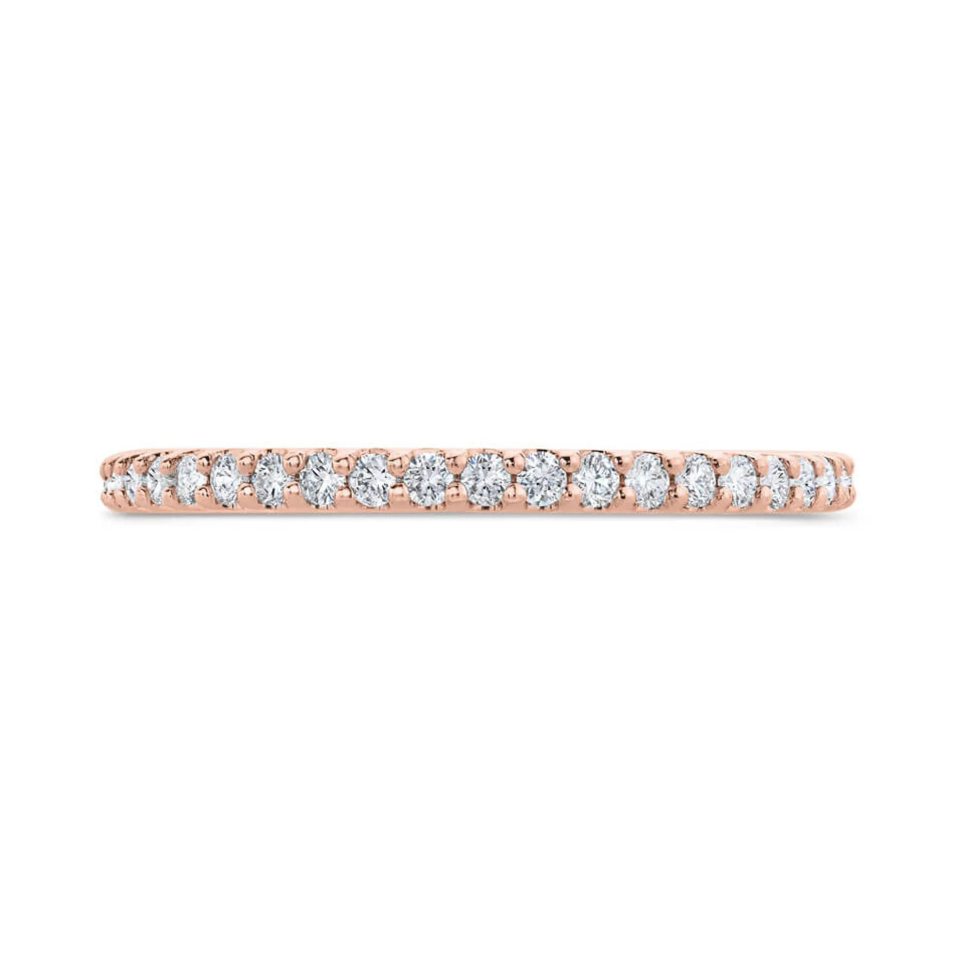 Bella Ponte Rose Gold Diamond Band 14K, 1/5 ctw.