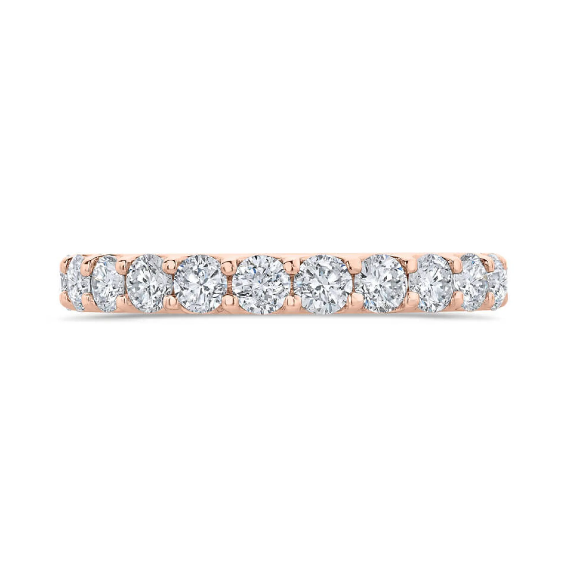 Bella Ponte Rose Gold Diamond Band 14K, 3/4 ctw.