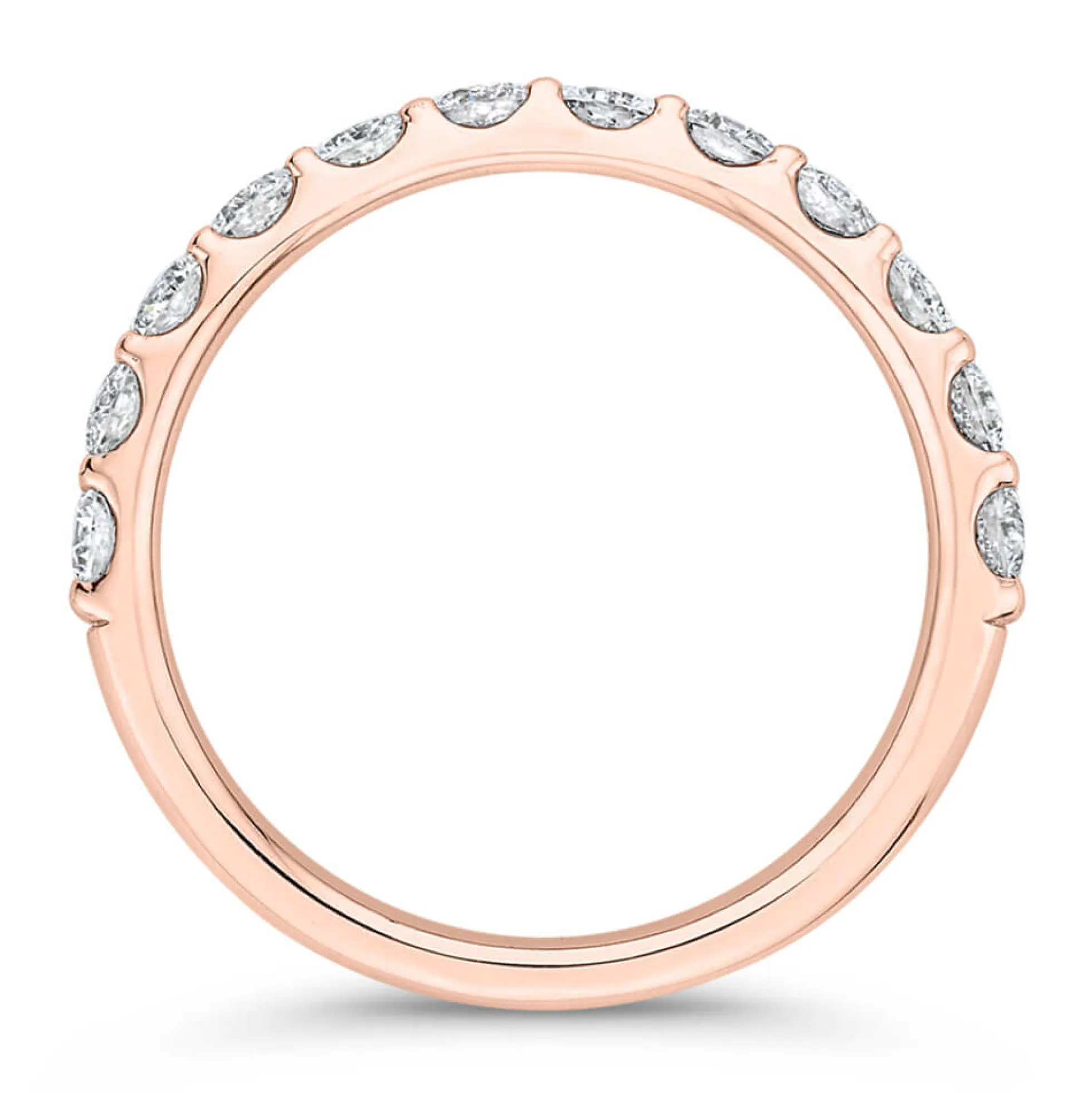 Bella Ponte Rose Gold Diamond Band 14K, 1 ctw.