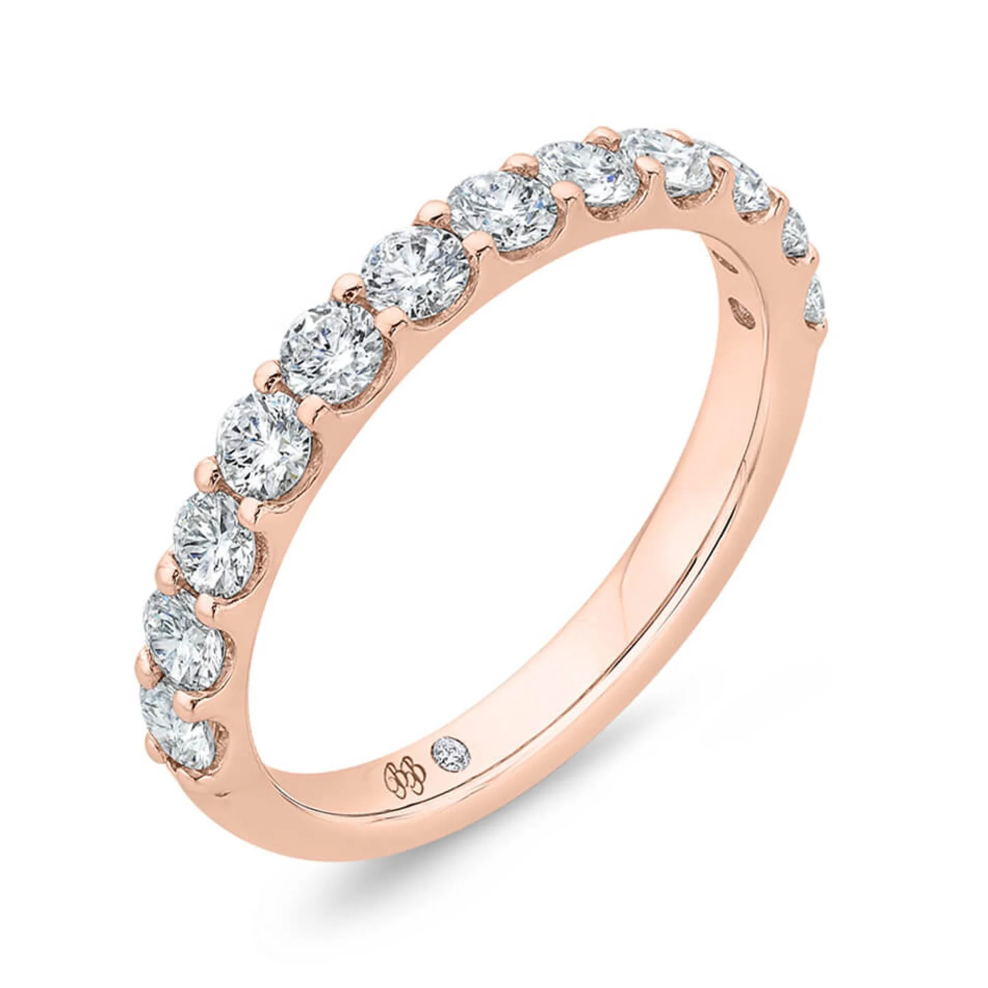 Bella Ponte Rose Gold Diamond Band 14K, 1 ctw.