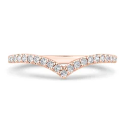 Bella Ponte Rose Gold Diamond Band 14K