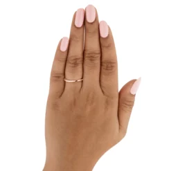 Bella Ponte Rose Gold Diamond Band 14K