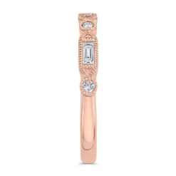 Bella Ponte Rose Gold Diamond Band 14K