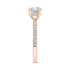 Bella Ponte Rose Gold Engagement Ring Setting 14K