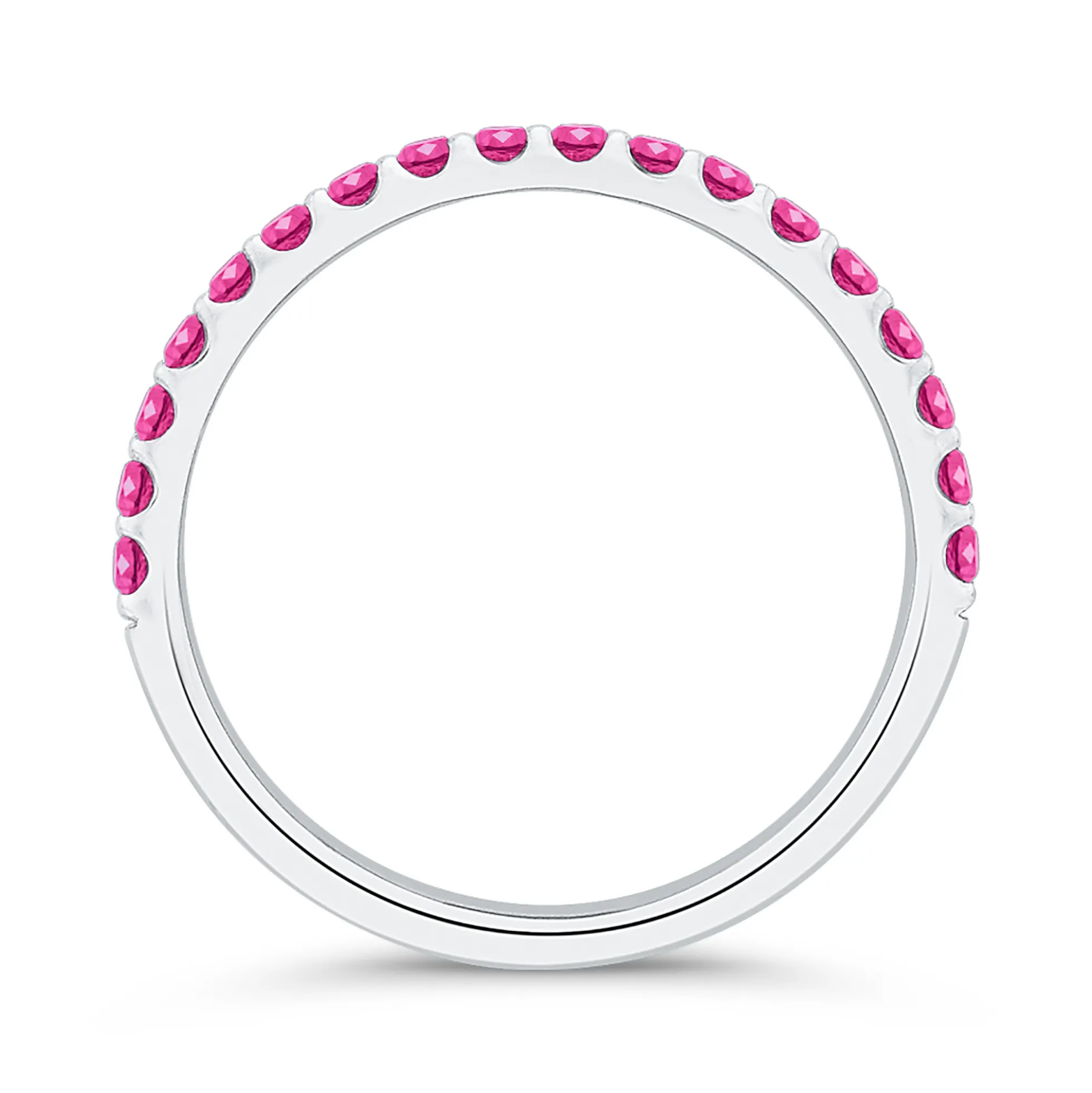 Bella Ponte Ruby Tiger Band, 14K White Gold
