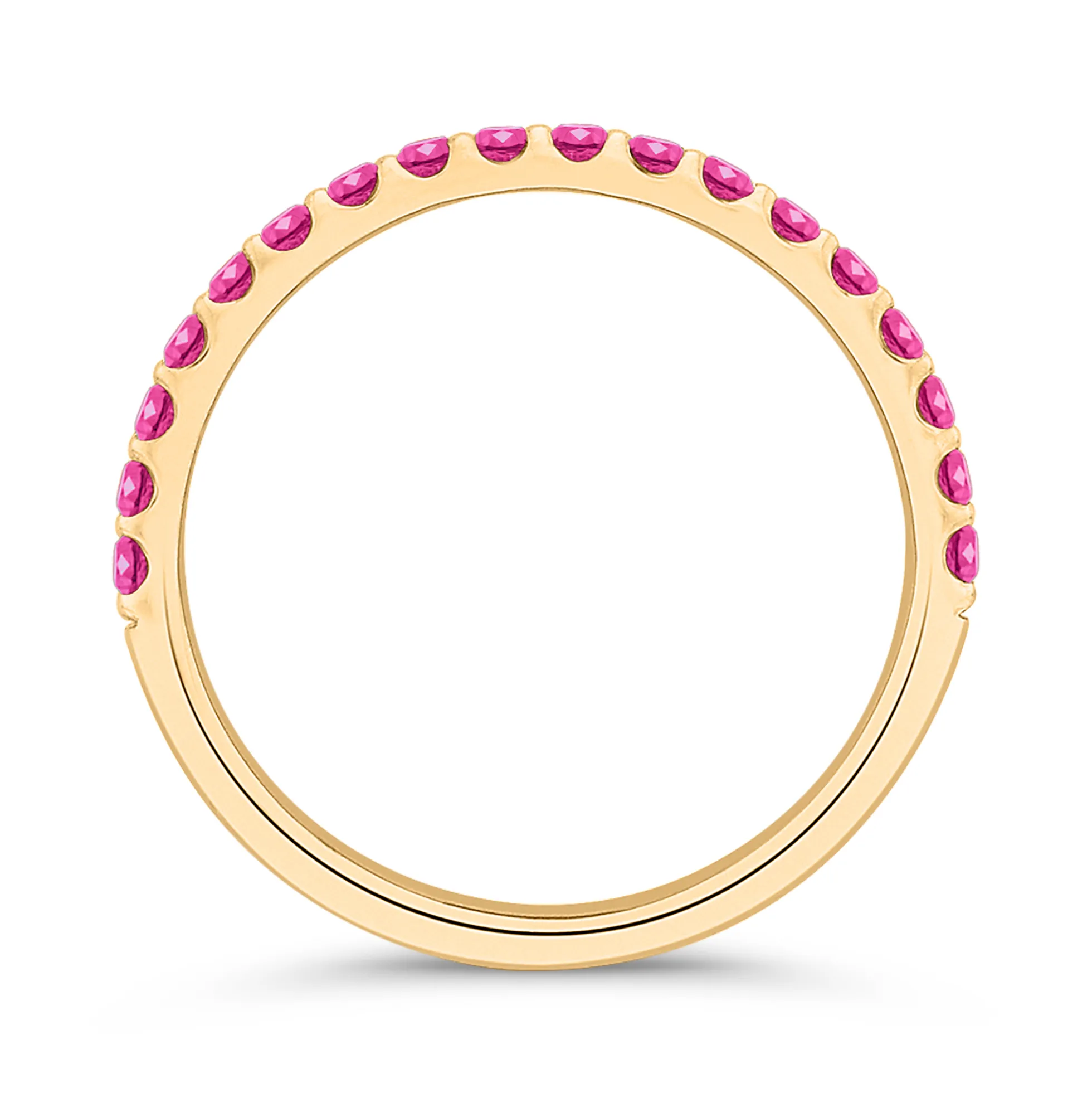 Bella Ponte Ruby Tiger Band, 14K Yellow Gold