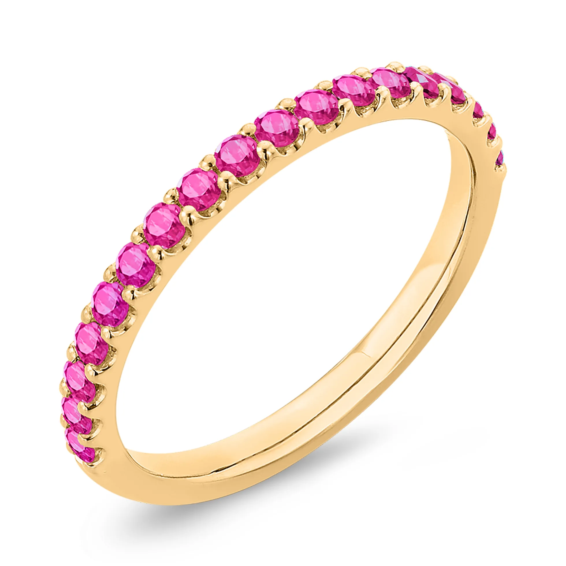 Bella Ponte Ruby Tiger Band, 14K Yellow Gold