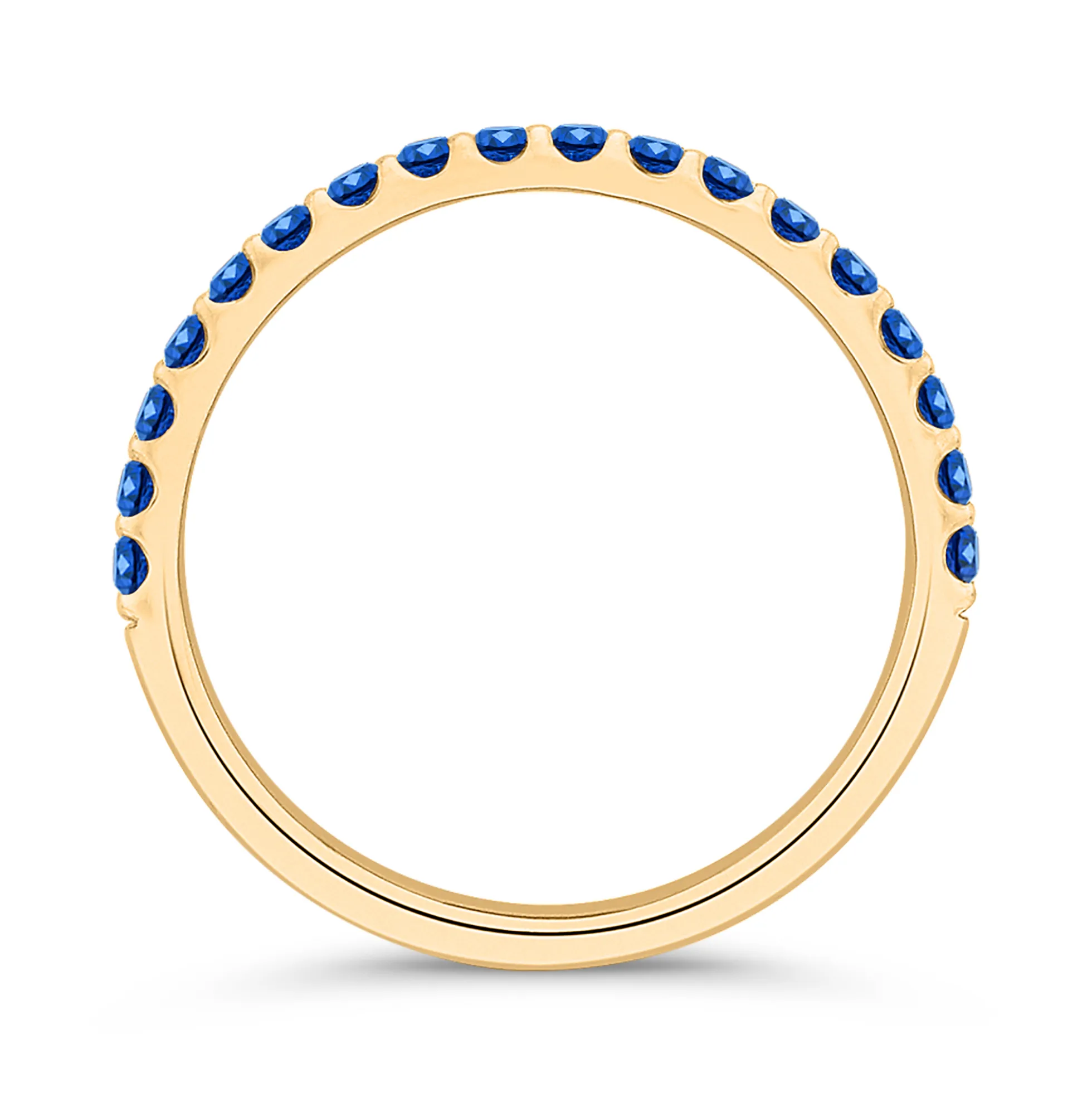 Bella Ponte Sapphire Tiger Band, 14K Yellow Gold