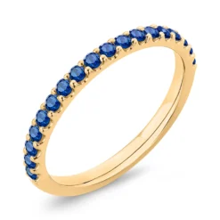 Bella Ponte Sapphire Tiger Band, 14K Yellow Gold