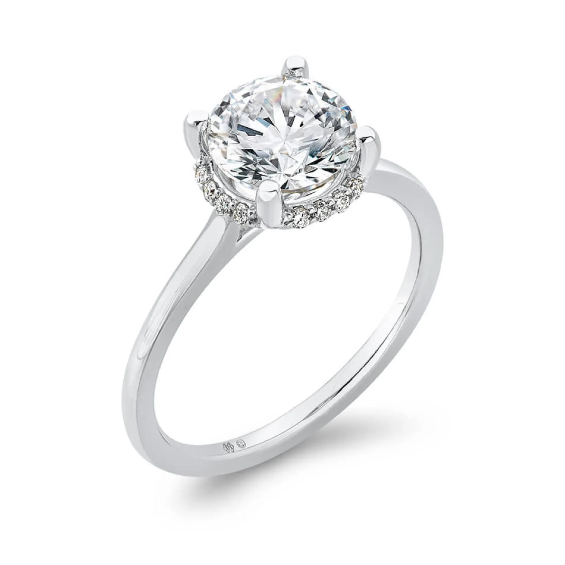 Bella Ponte "The Whisper" Diamond Engagement Ring Setting 14K