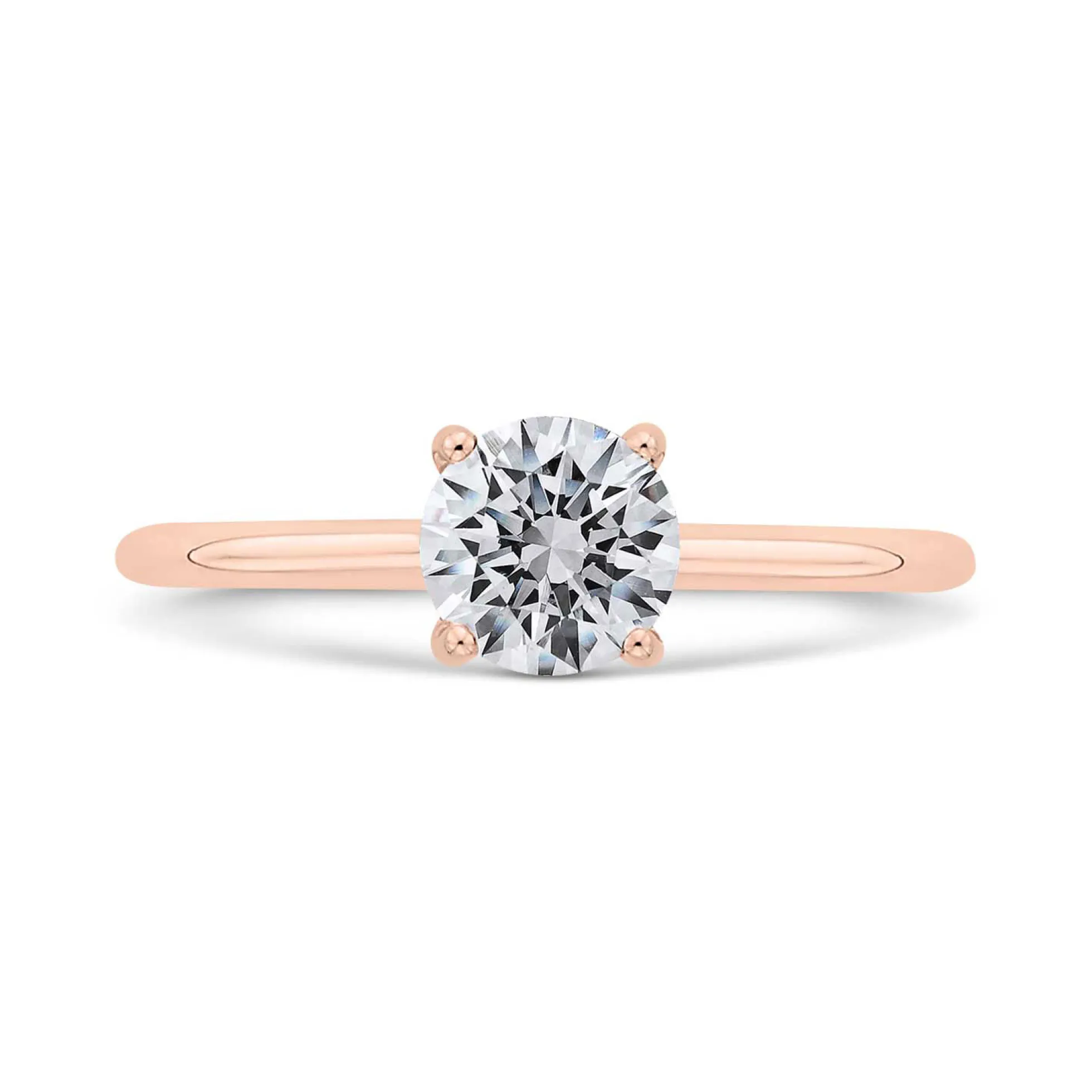 Bella Ponte "The Whisper" Rose Gold Engagement Ring Setting 14K