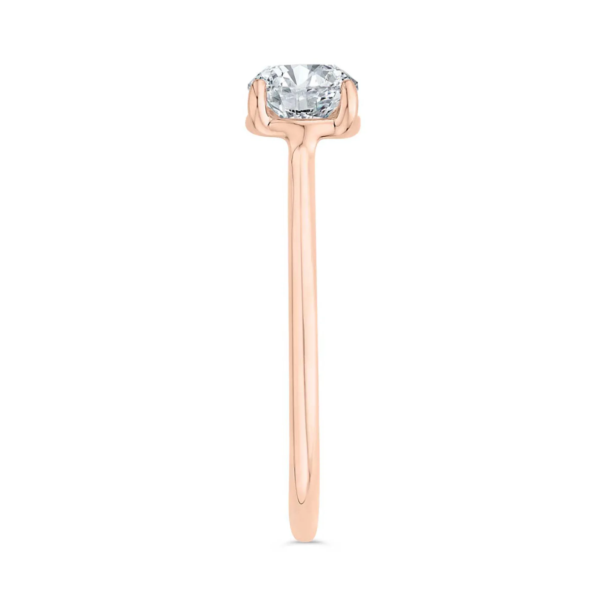 Bella Ponte "The Whisper" Rose Gold Engagement Ring Setting 14K