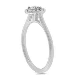 Ben Bridge Signature Diamond Halo Ring 18K