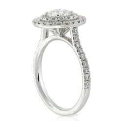 Ben Bridge Signature Diamond Double Halo Ring 18K