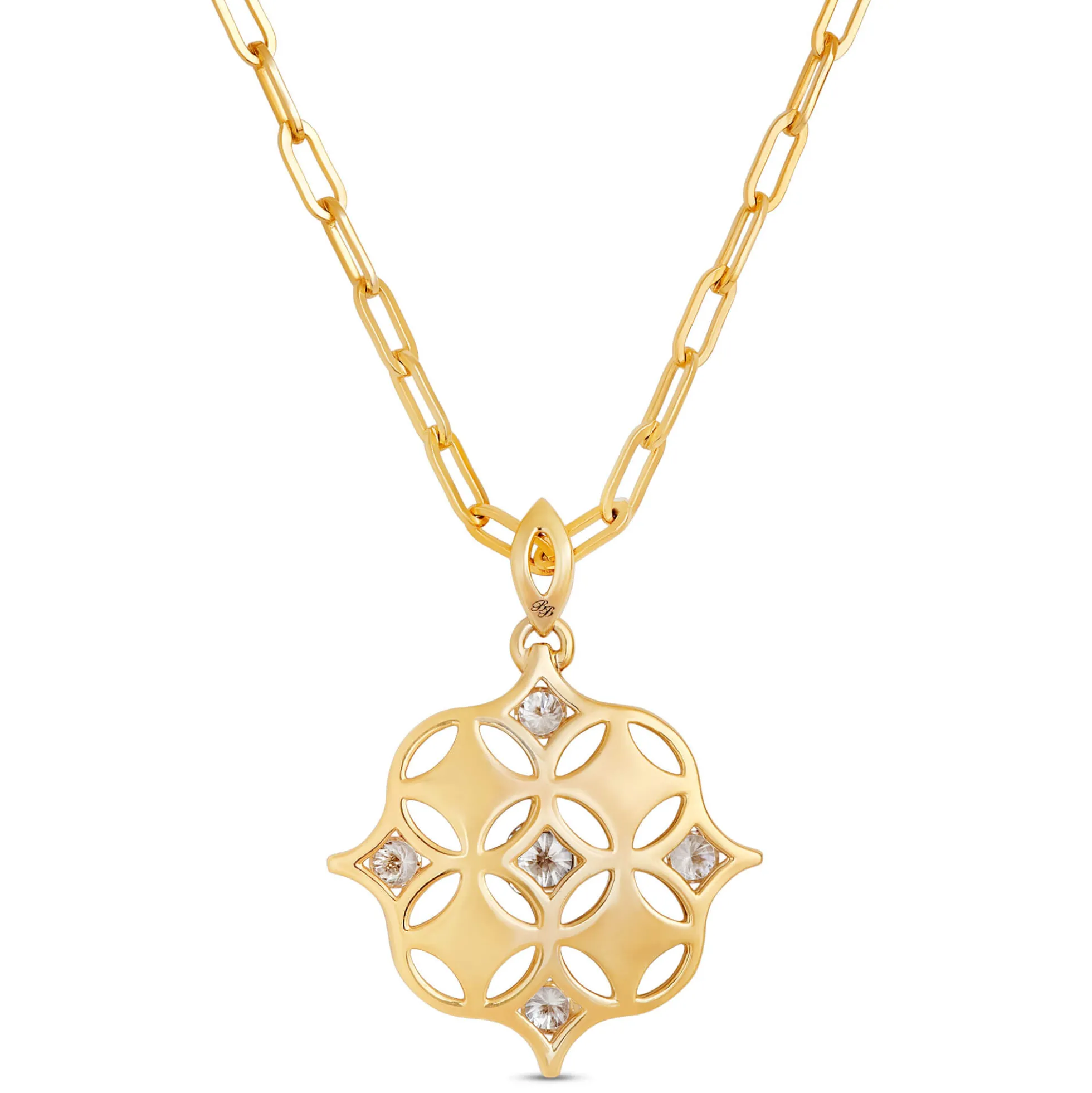 Ben Bridge Signature Diamond Pendant Necklace, 18K Yellow Gold