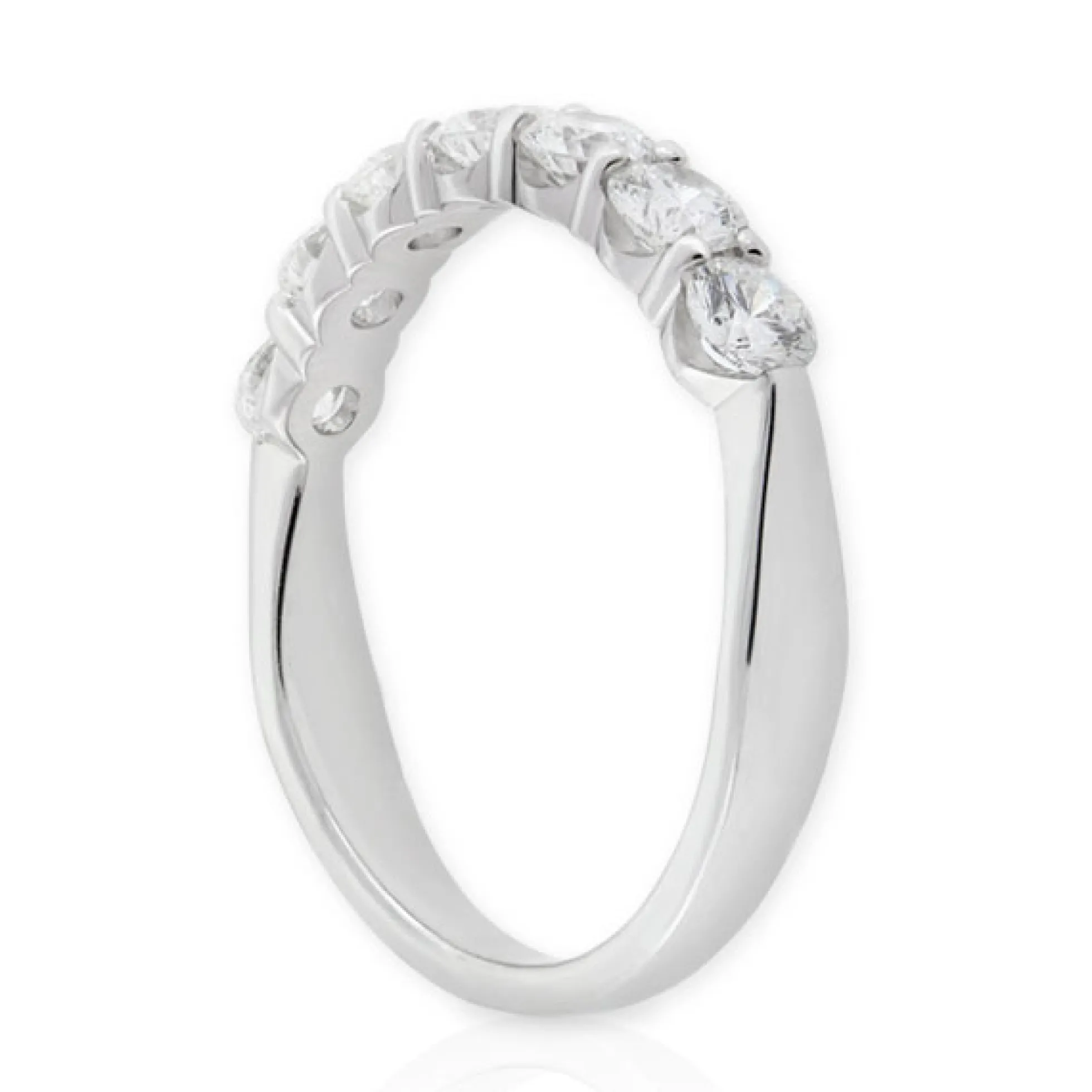 Ben Bridge Signature 7-Stone Diamond Band 18K, 1 ctw.
