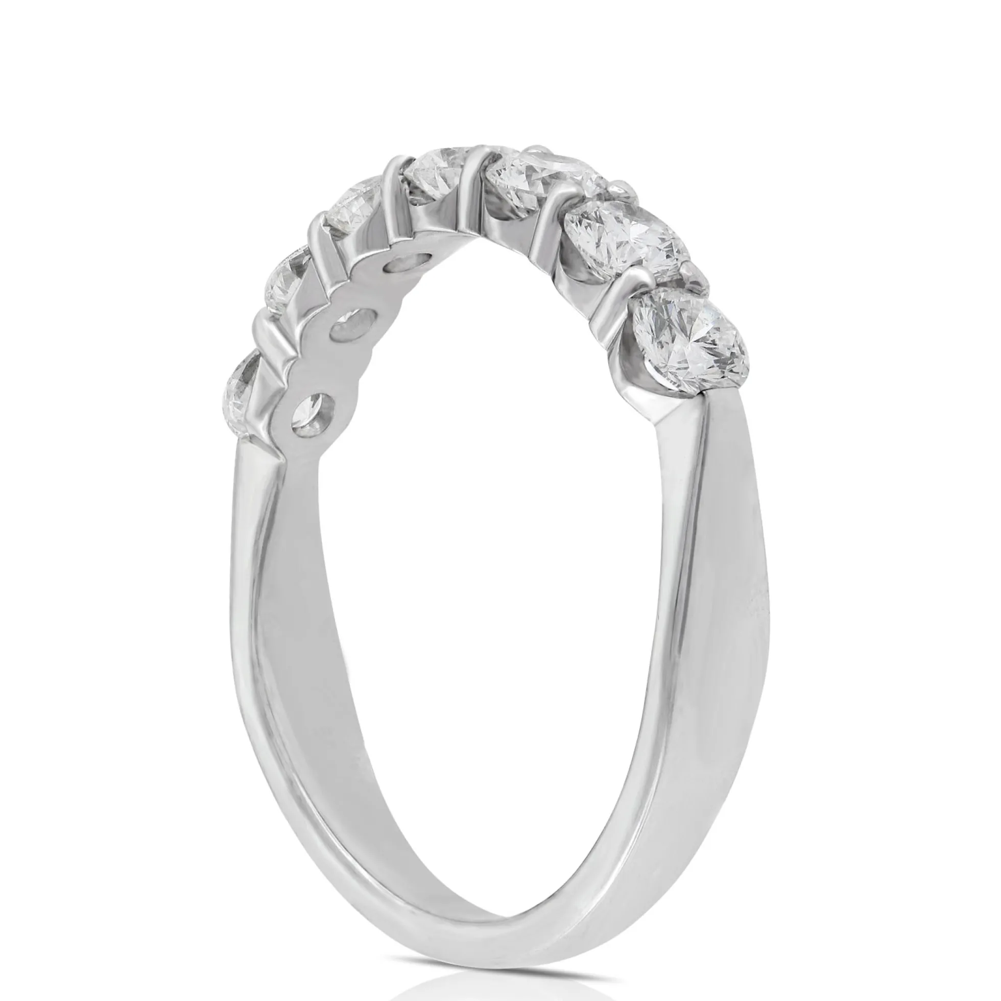 Ben Bridge Signature 7-Stone Diamond Band 18K, 1 ctw.