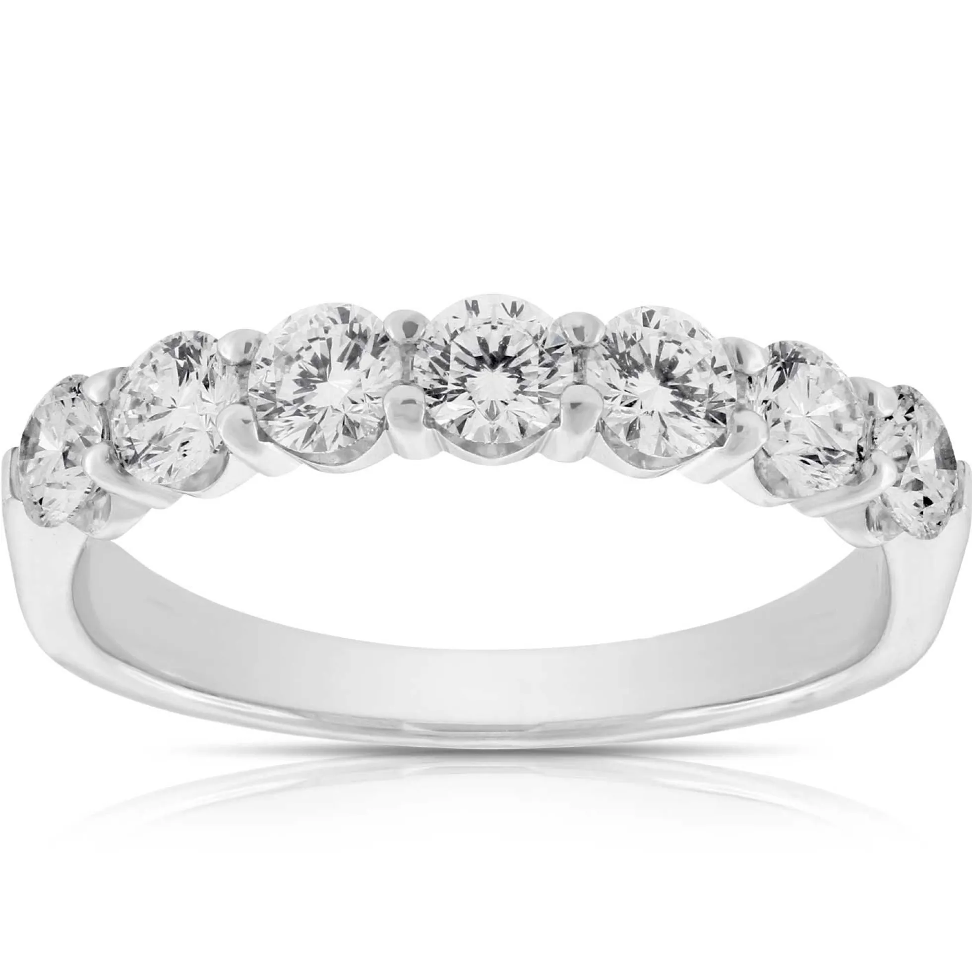 Ben Bridge Signature 7-Stone Diamond Band 18K, 1 ctw.
