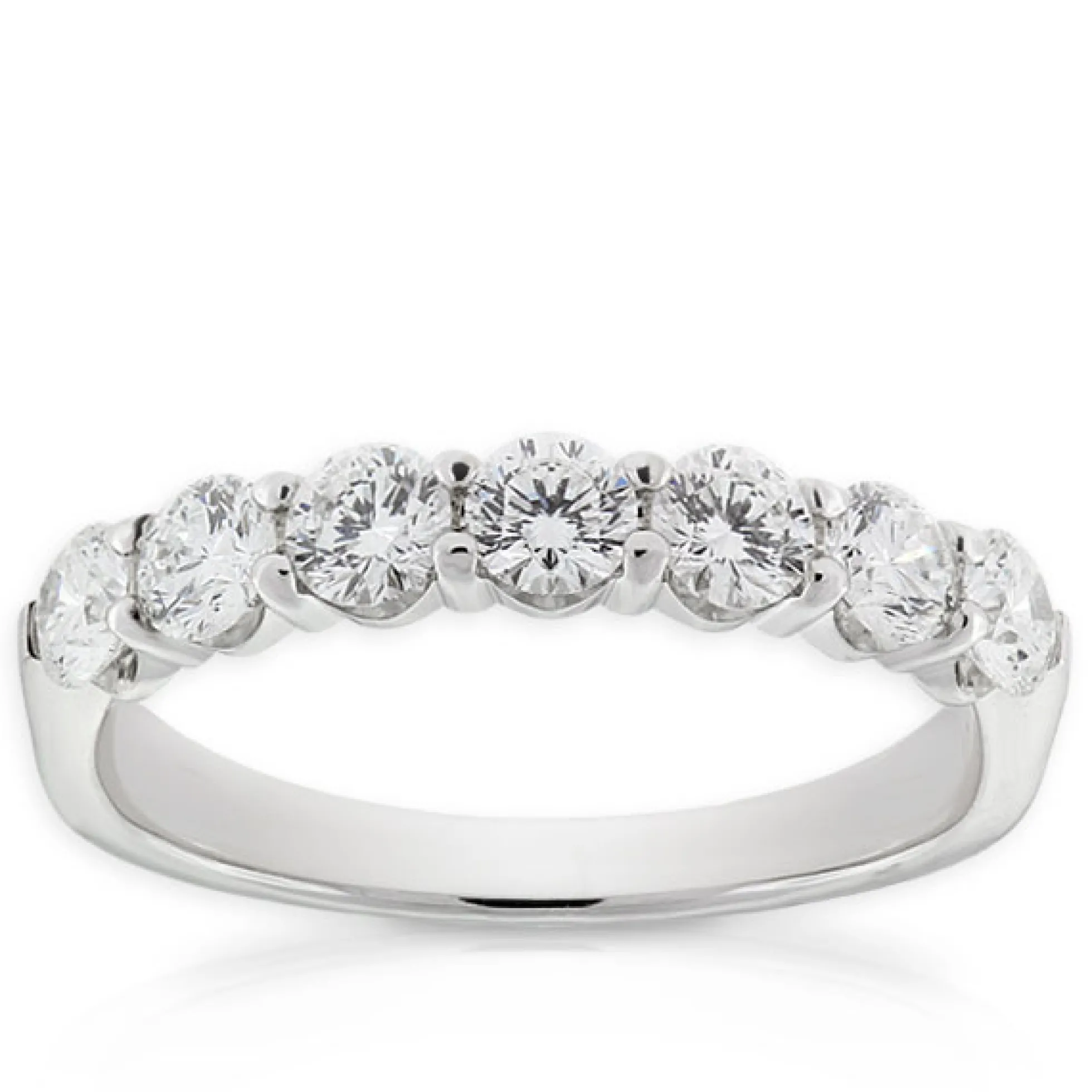 Ben Bridge Signature 7-Stone Diamond Band 18K, 1 ctw.