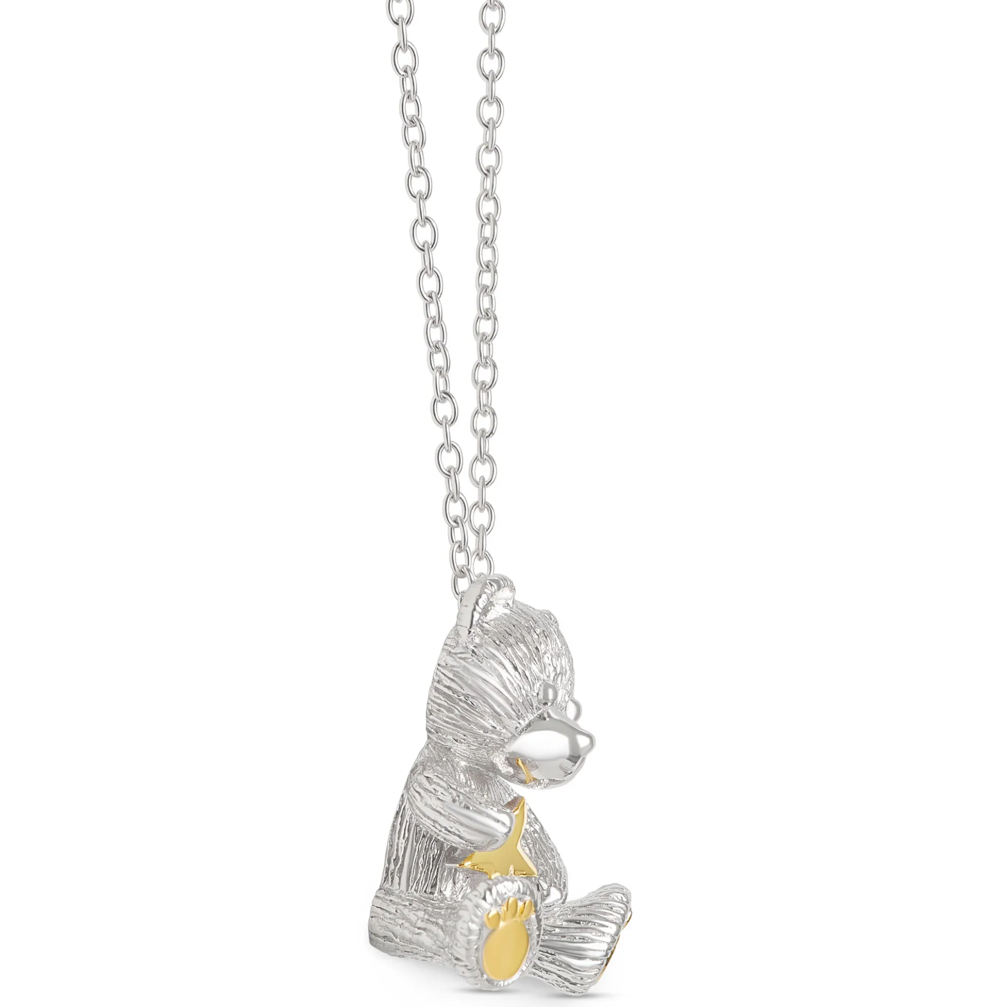 2024 Benny Bear with Star Necklace, Sterling Silver