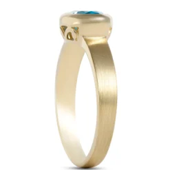 Blue Topaz Ring, 14K Yellow Gold