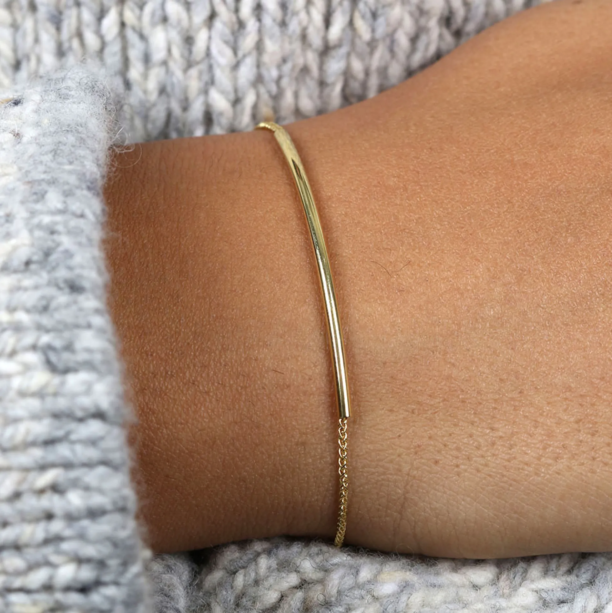 Bolo Bar Bracelet 14K