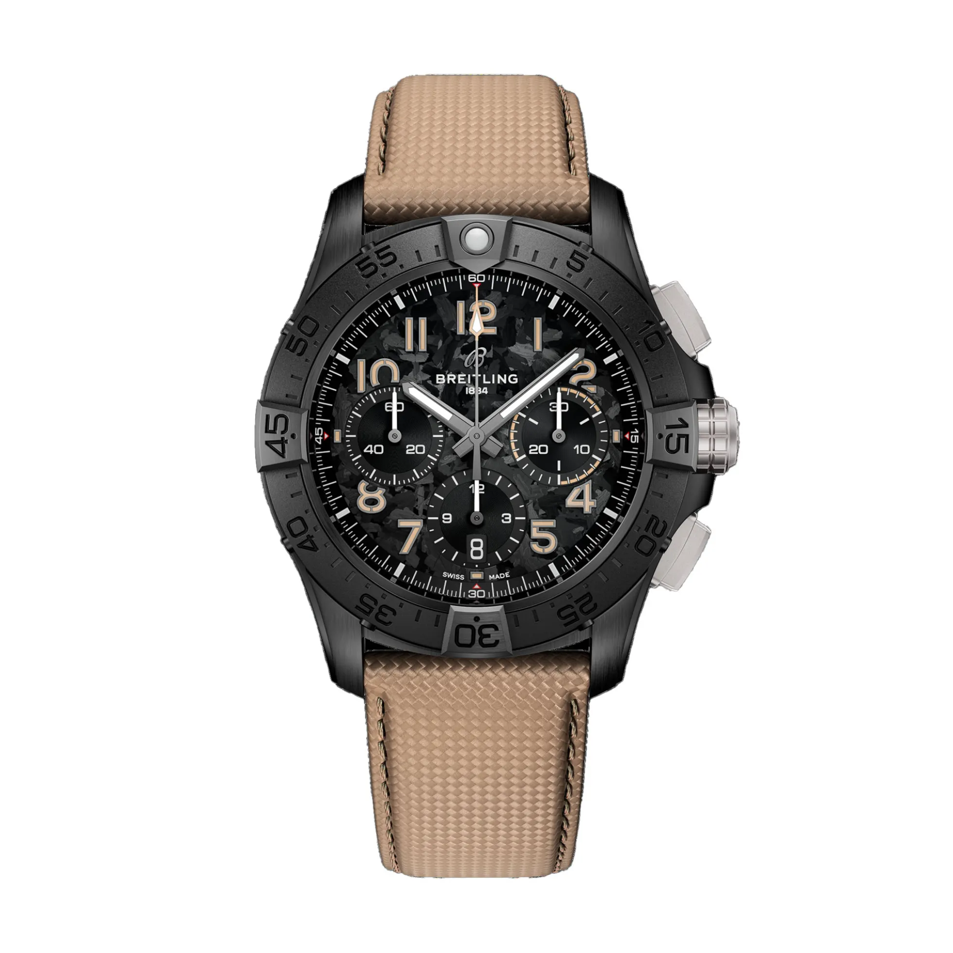 Breitling Avenger B01 Chronograph 42 Night Mission Black Dial Watch, 42mm
