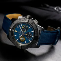 Breitling Avenger BO1 Chronograph Blue Dial Night Mission US Naval Academy Watch, 44mm