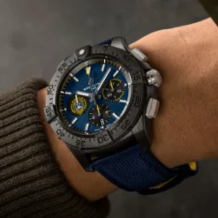 Breitling Avenger BO1 Chronograph Blue Dial Night Mission US Naval Academy Watch, 44mm