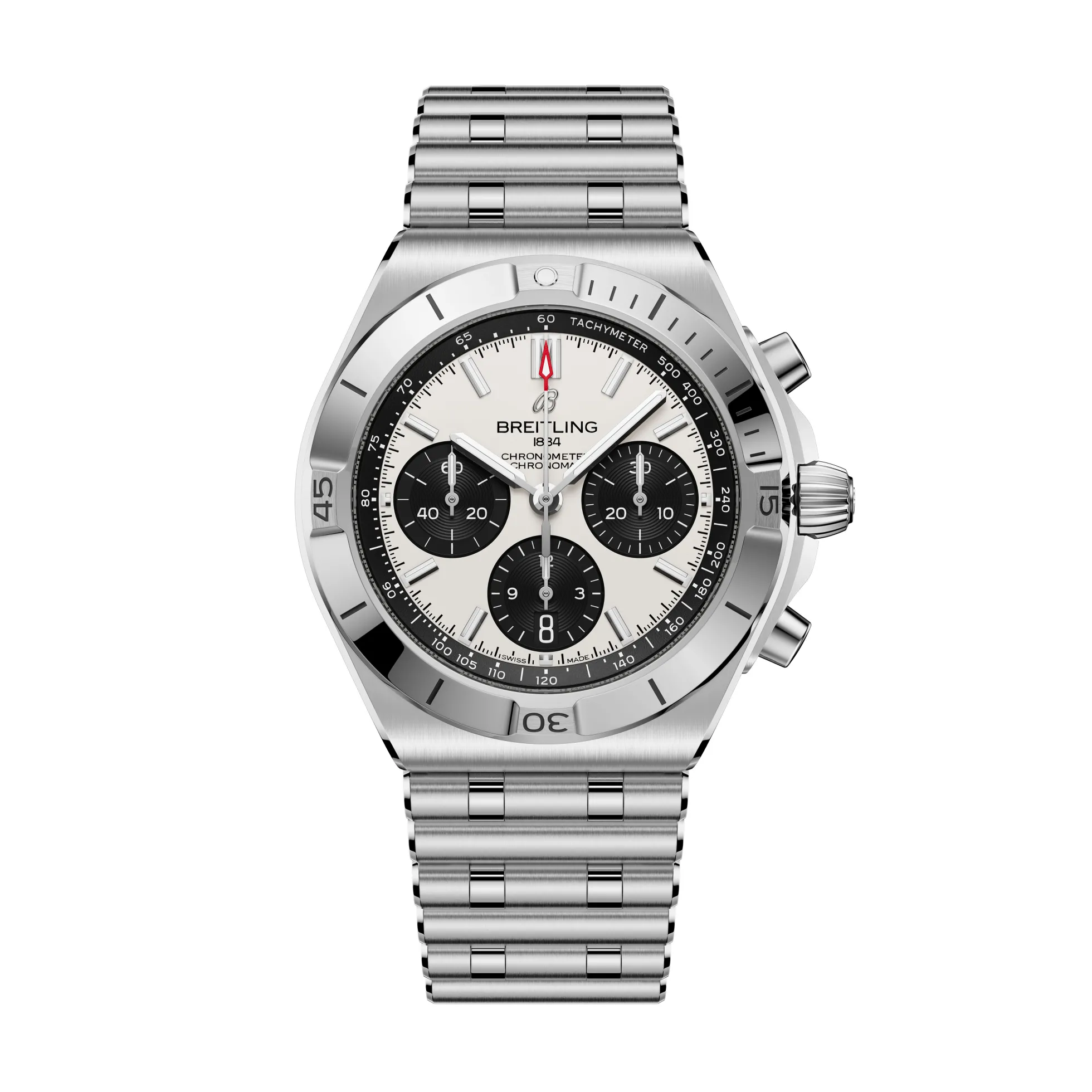 Breitling Chronomat B01 Chronograph White Dial Watch, 42mm