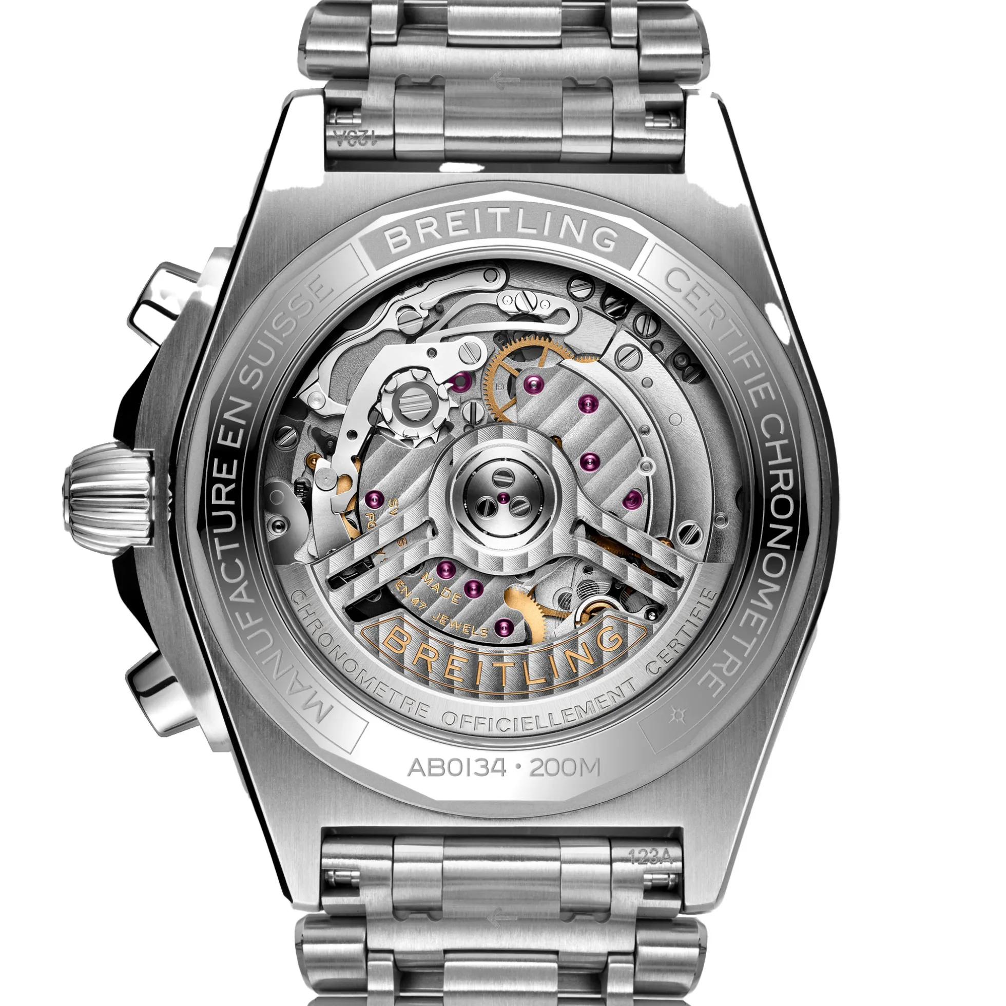 Breitling Chronomat B01 42 Stainless Steel Green Dial Watch, 42mm