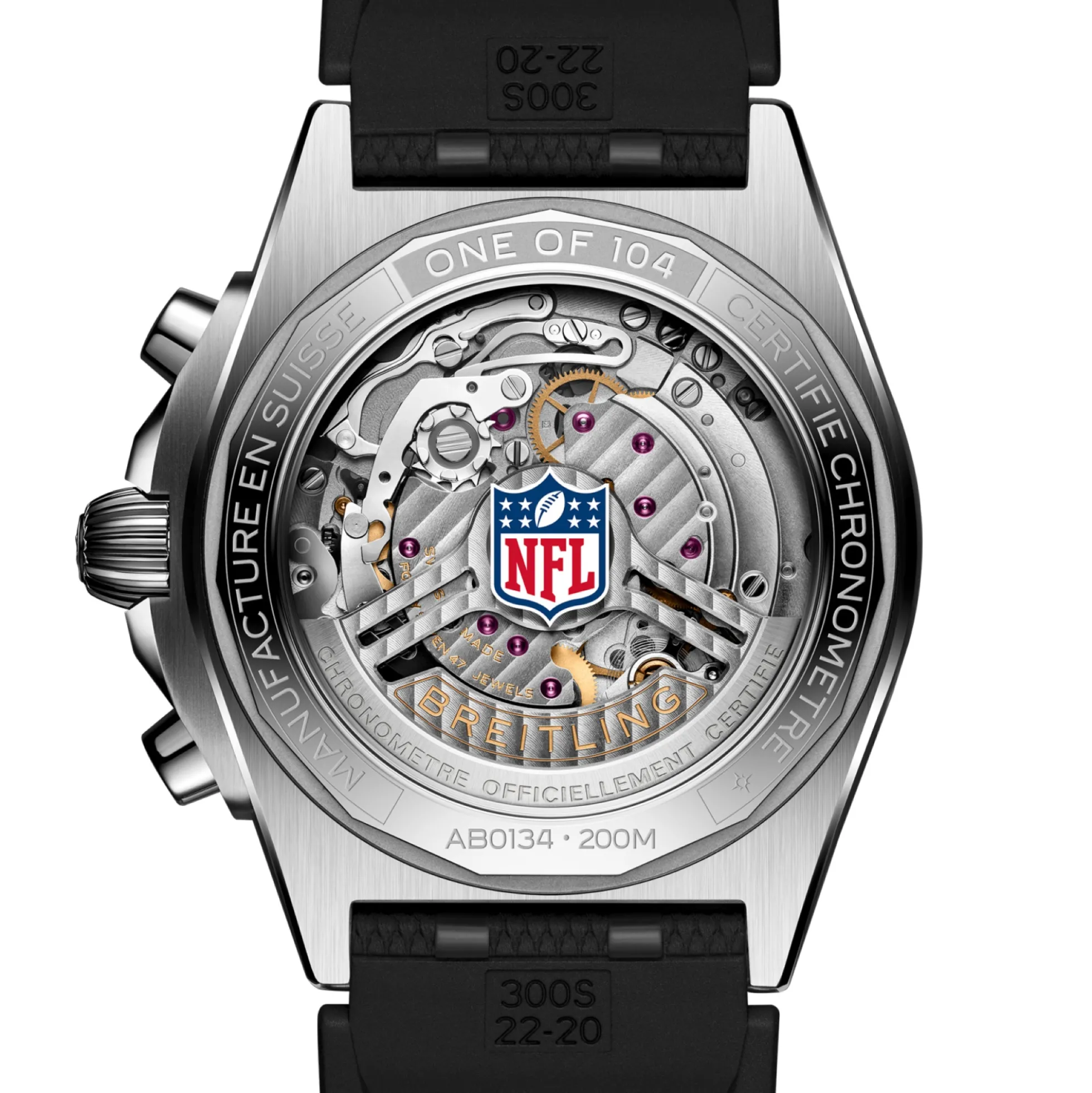 Breitling Chronomat Las Vegas Raiders Black Dial Watch, 42mm