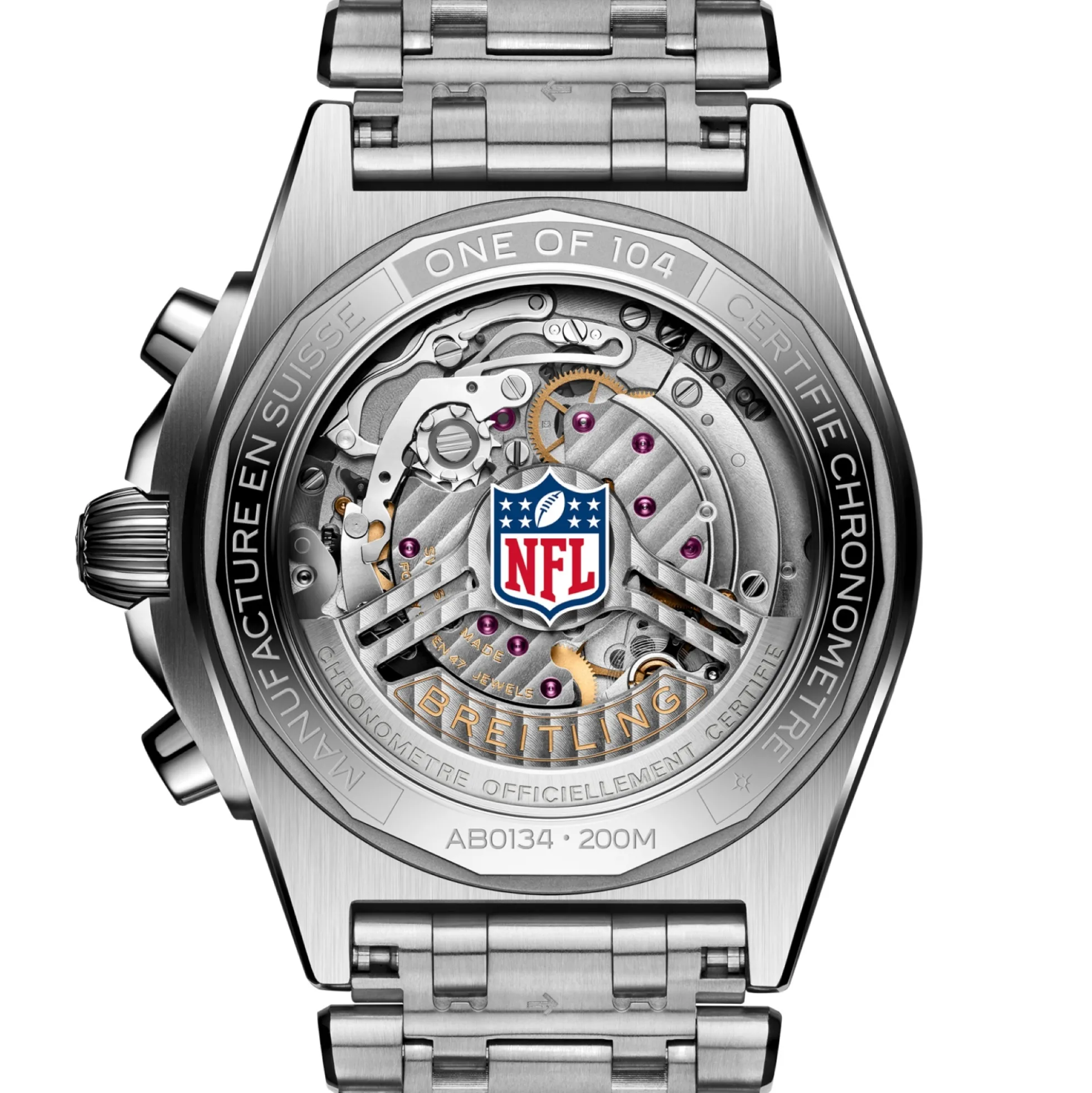 Breitling Chronomat Los Angeles Chargers Blue Dial Watch, 42mm