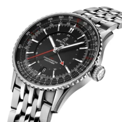 Breitling Navitimer Automatic GMT Black Dial Watch, 41mm