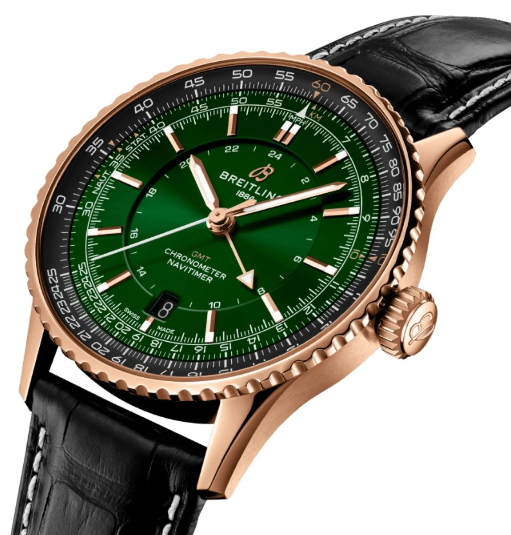 Breitling Navitimer Automatic Green Dial Watch, 41mm