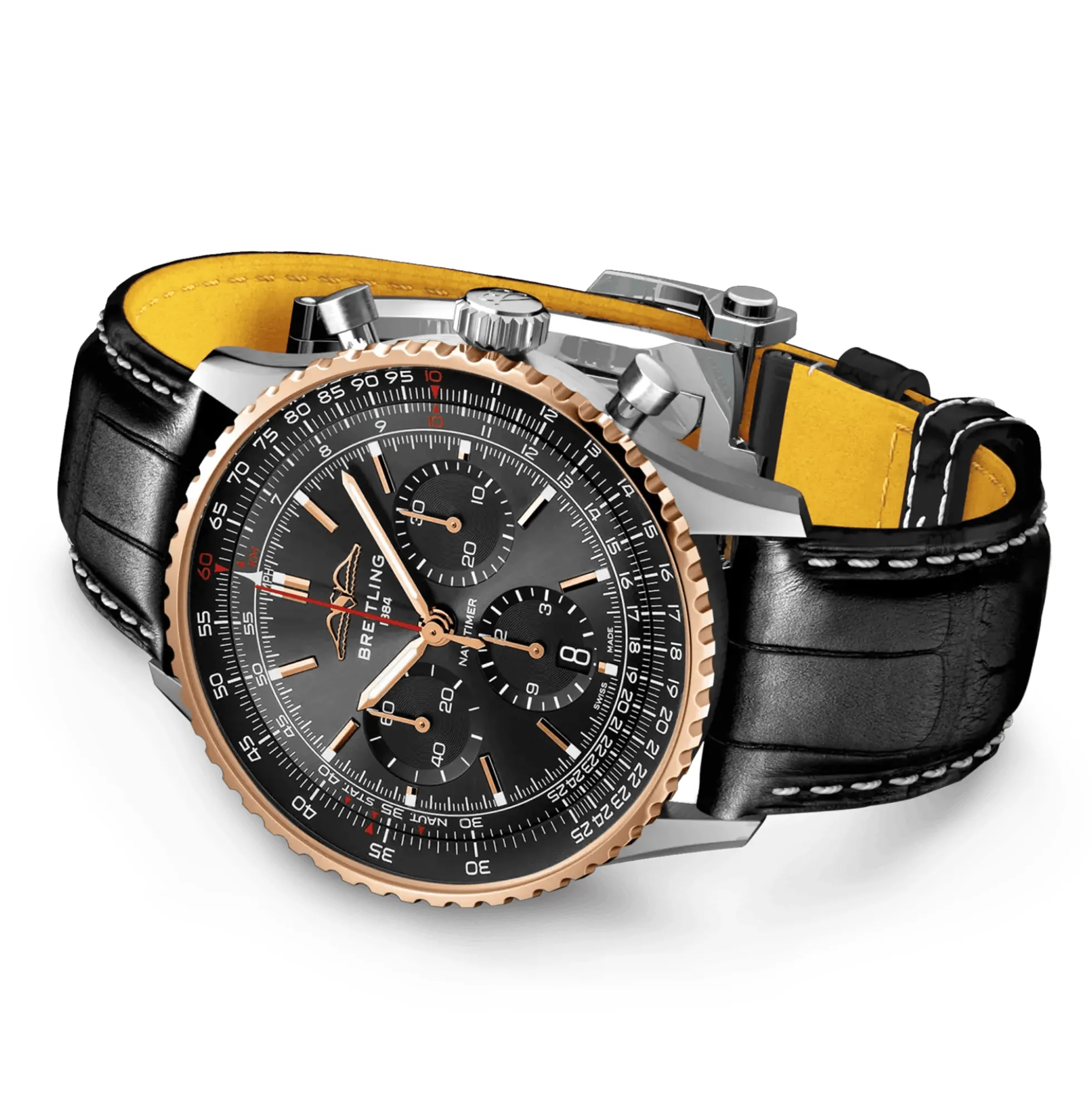 Breitling Navitimer B01 Chronograph Black Dial Watch, 43mm